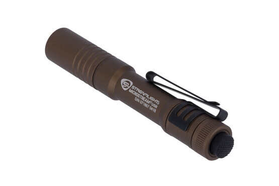 Streamlight MicroStream USB charing 250 lumens pen flashlight has a two-direction clip and convenient push button tailcap